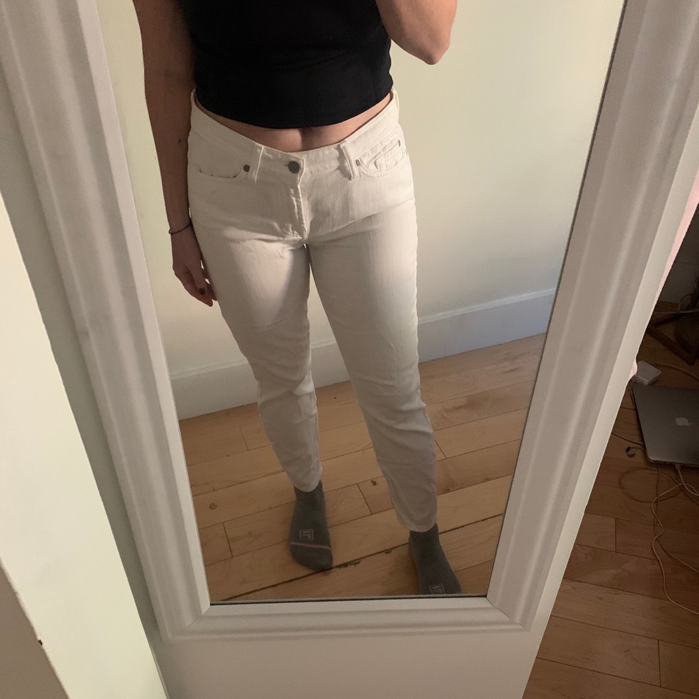 Seven for All Mankind White Jeans
